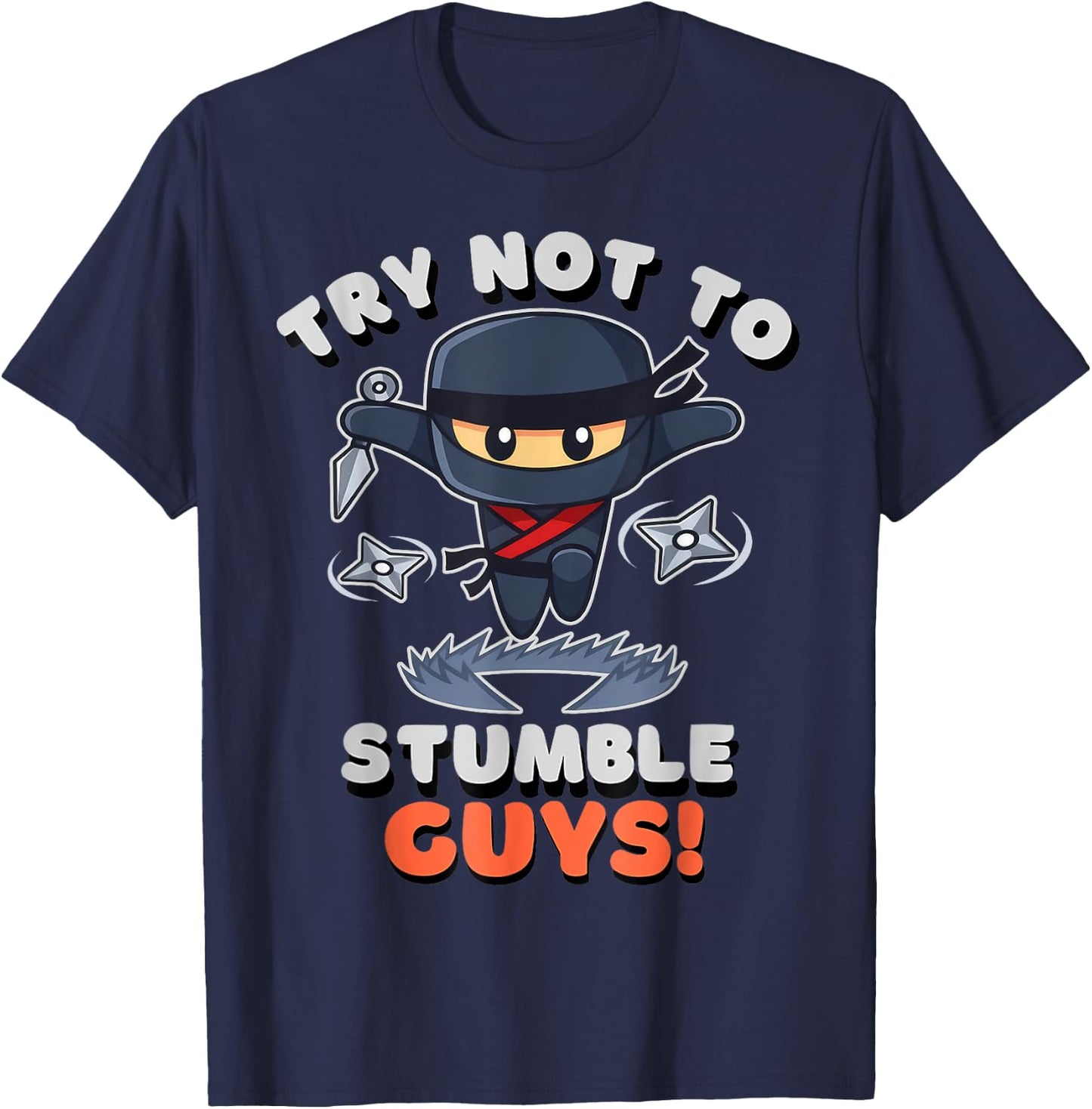 Stumble Guys Ninjas Games Stumble Guys Kids T-Shirt - T-Shirt | Navy