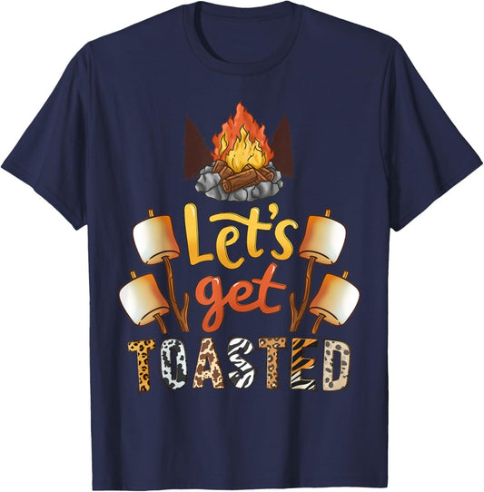 Camping Campfire Camp Co. Camping Campfire T-Shirt - T-Shirt | Navy