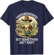 Undiagnosed But Something Ain't Right Funny Cowboy Frog T-Shirt - T-Shirt | Navy