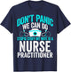 We Can Do Stupid Stuff My Wife Is a Nurse Practitioner NP T-Shirt - T-Shirt | Navy