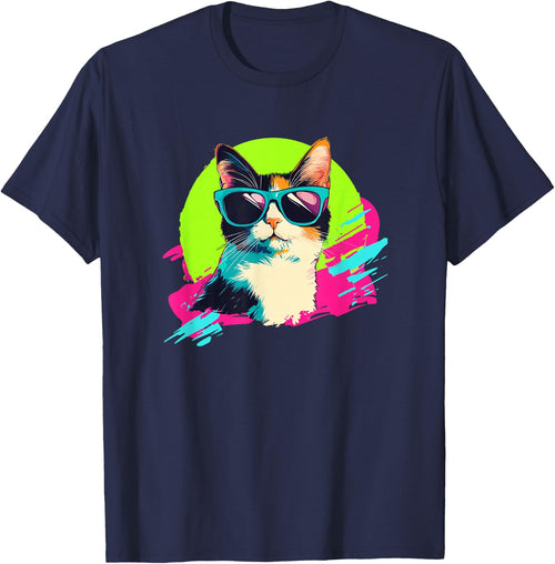 Kid Kitty Retro Vintage 80s 90s Calico Cat Lover