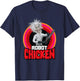 Robot Chicken Fritz Mad Scientist Chainsaw T-Shirt - T-Shirt | Navy