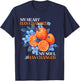 My Heart Has Changed and My Soul Has Changed Orange Juice T-Shirt - T-Shirt | Navy