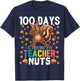 100 Days of Driving My Teacher Nuts Dabbing Squirrel School T-Shirt - T-Shirt | Navy