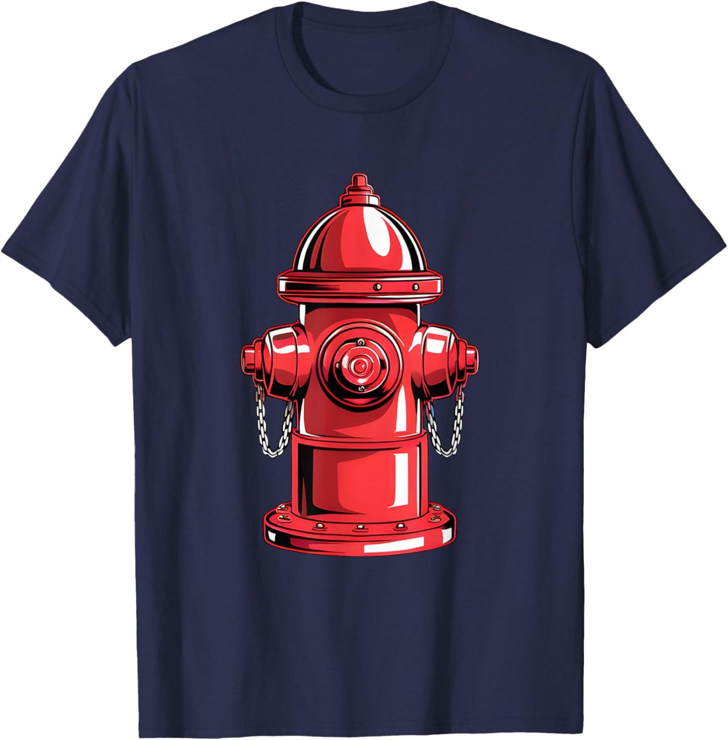 Fire Hydrant Costume T-Shirt - T-Shirt | Navy