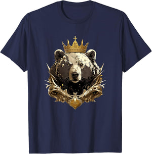 Bear King T-Shirt - T-Shirt | Navy