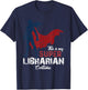 This is My Super Librarian Costume Lazy Halloween T-Shirt - T-Shirt | Navy