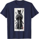 Samurai Cat Aesthetic - Japanese Streetwear Lofi Design Women Girls Kids T-Shirt - T-Shirt | Navy
