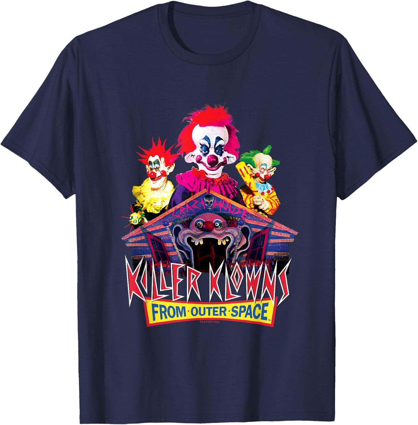 Killer Klowns from Outer Space Iconic Circus Klowns Poster T-Shirt - T-Shirt | Navy