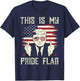 Funny American Flag USA 4th of July Patriotic Men Women T-Shirt - T-Shirt | Navy