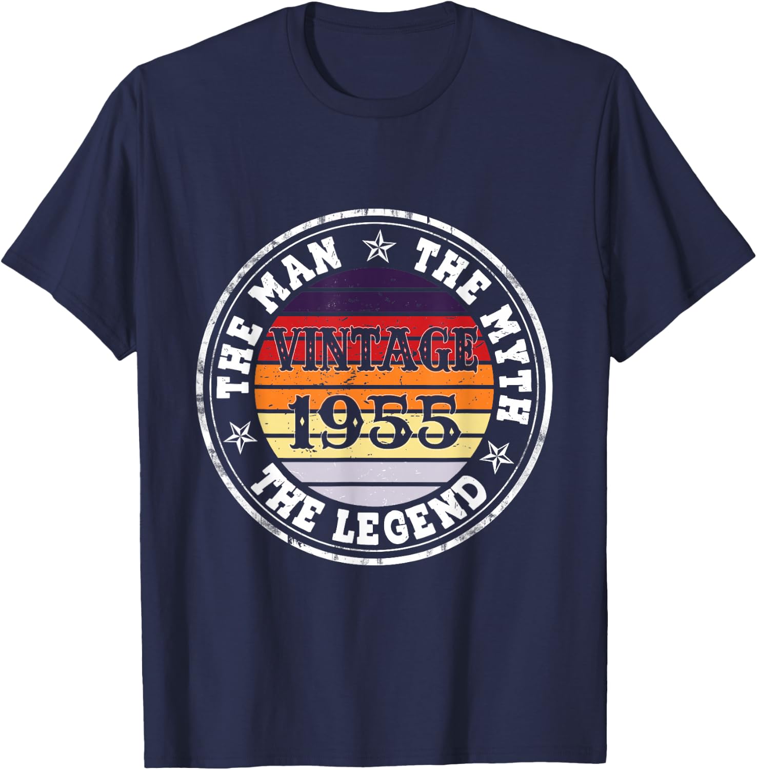 Man Myth Legend 1955 70th Birthday For 70 Years Old T-Shirt - T-Shirt | Navy