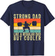 Strong Dad Workout Father Day For Weight Lifting Dad T-Shirt - T-Shirt | Navy