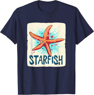 Funny Starfish Costume for Boys and Girls T-Shirt - T-Shirt | Navy