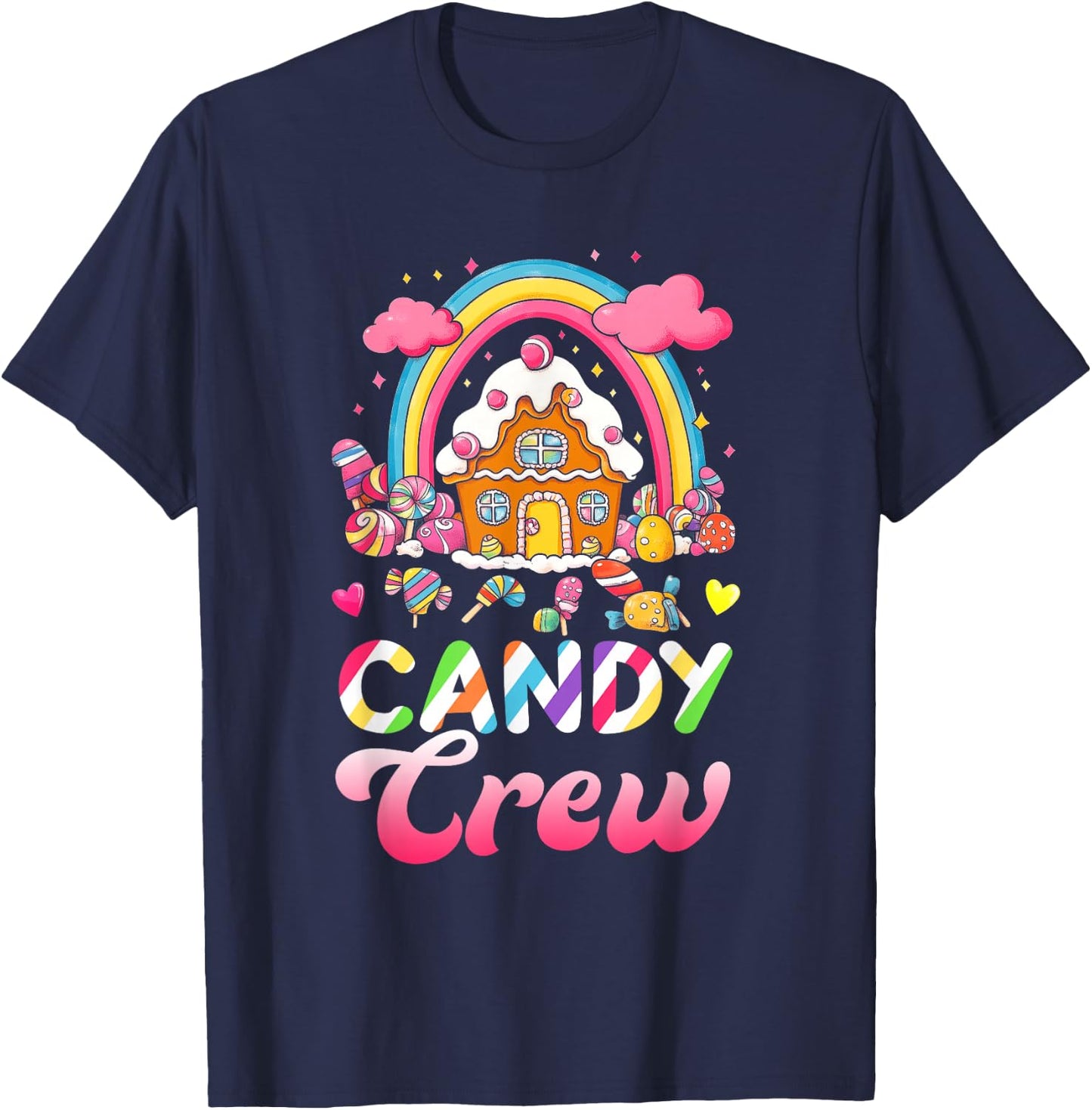 Candy Costume Candy Crew Decorations Sweetie Candy Squad T-Shirt - T-Shirt | Navy