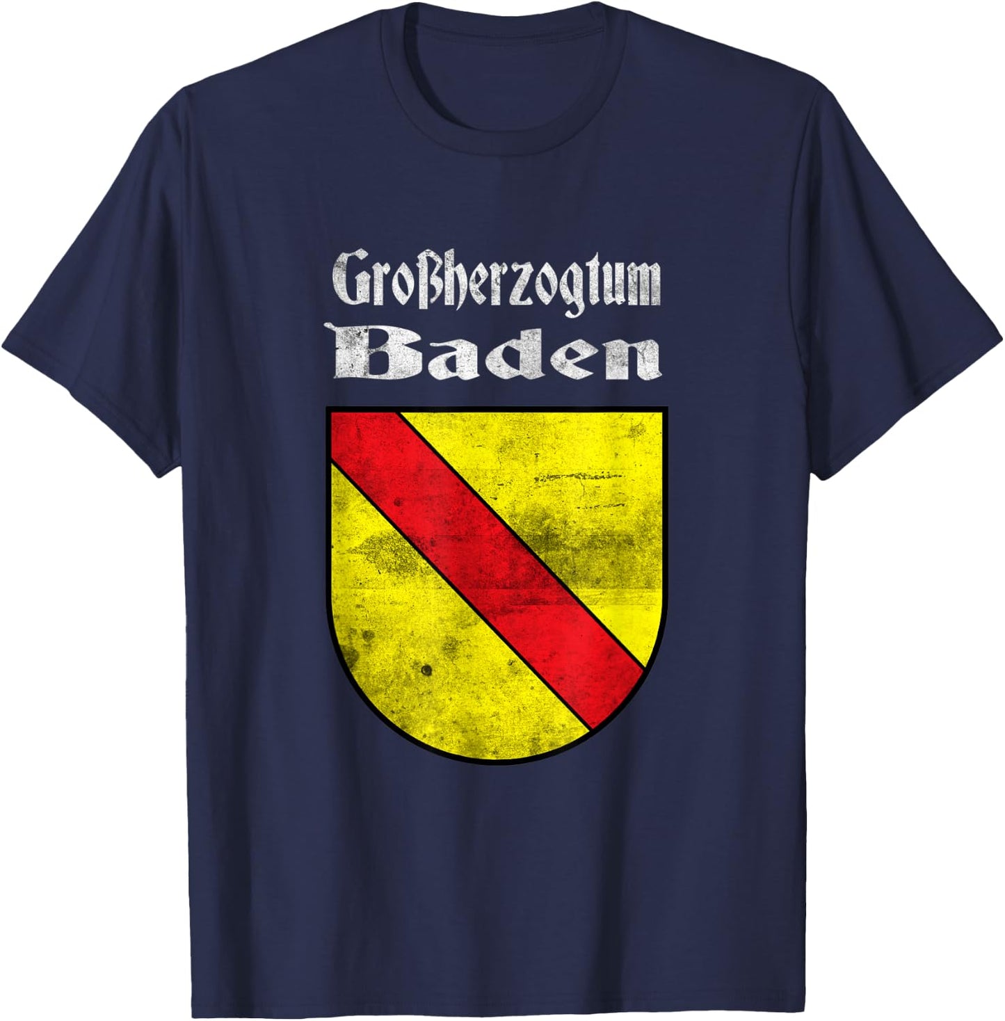 Great Duke Baden Württemberg Flag Badian T-Shirt - T-Shirt | Navy