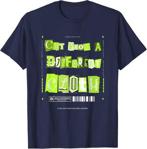 Green Cut From A Different Cloth Green T-Shirt - T-Shirt | Navy