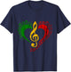 Rasta Reggae Music Jamaica Rastafari Roots Jamaican T-Shirt - T-Shirt | Navy