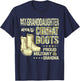 My Granddaughter Wears Combat Boots - Proud Military Grandma T-Shirt - T-Shirt | Navy