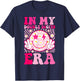 Birthday Happy Face Girls In My Double Digits Era T-Shirt - T-Shirt | Navy