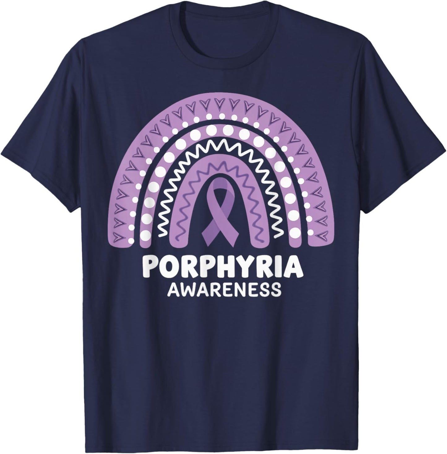 Porphyria Awareness T-Shirt - T-Shirt | Navy