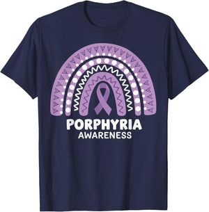 Porphyria Awareness T-Shirt - T-Shirt | Navy