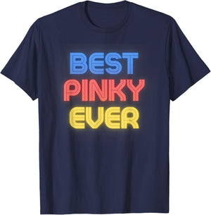 Best Pinky Ever - Funny Pinky Name Pinky T-Shirt - T-Shirt | Navy