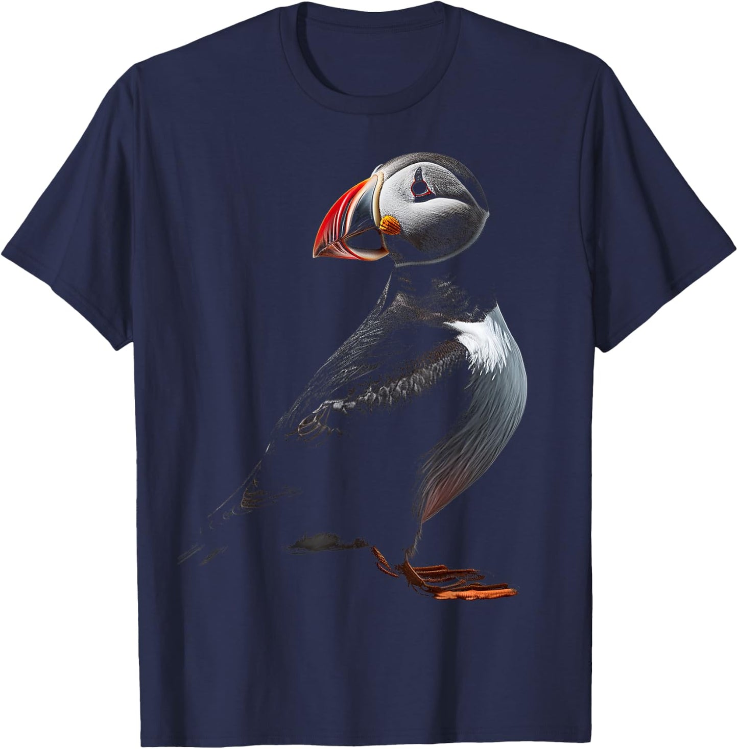 Puffin Animal Graphic Art Puffin T-Shirt - T-Shirt | Navy
