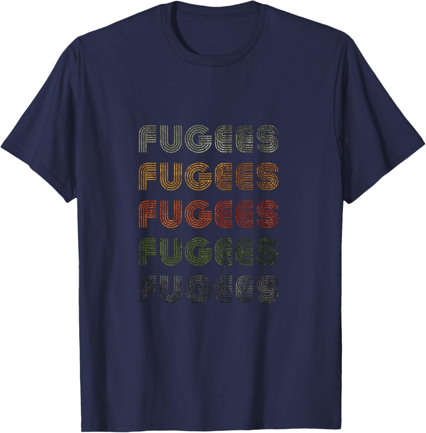 Love Heart Fugees Grunge Vintage Style Black Fugees T-Shirt - T-Shirt | Navy