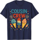 Cute Cousin Crew Ice Cream Patriotic Fourth July Family T-Shirt - T-Shirt | Navy