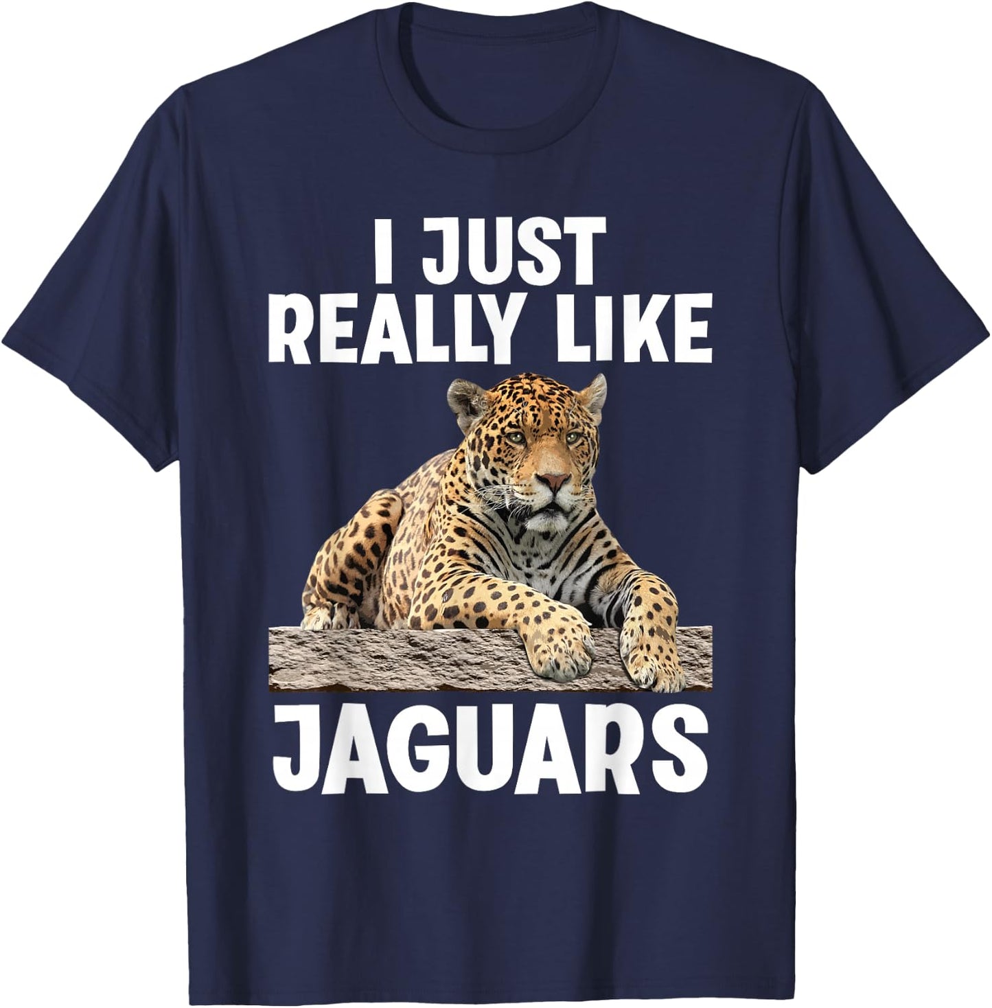 Cool Jaguar Design Women Kids Zoo Cheetah Jaguar T-Shirt - T-Shirt | Navy