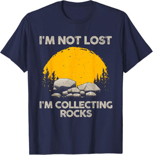 Cool Rock Collecting Women Geologist Rock Hounds T-Shirt - T-Shirt | Navy