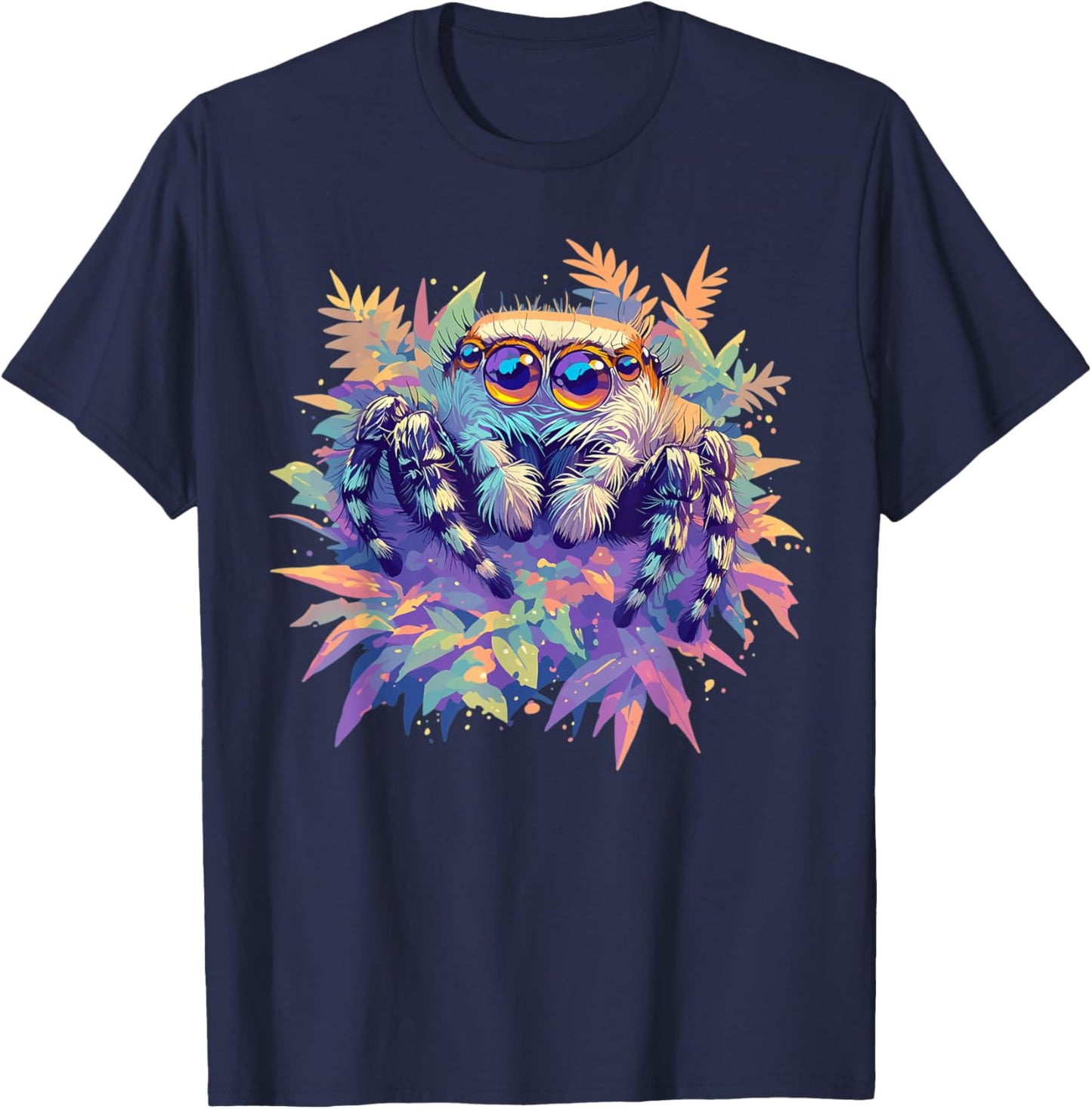 Jumping Spiders Jumping Spider T-Shirt - T-Shirt | Navy