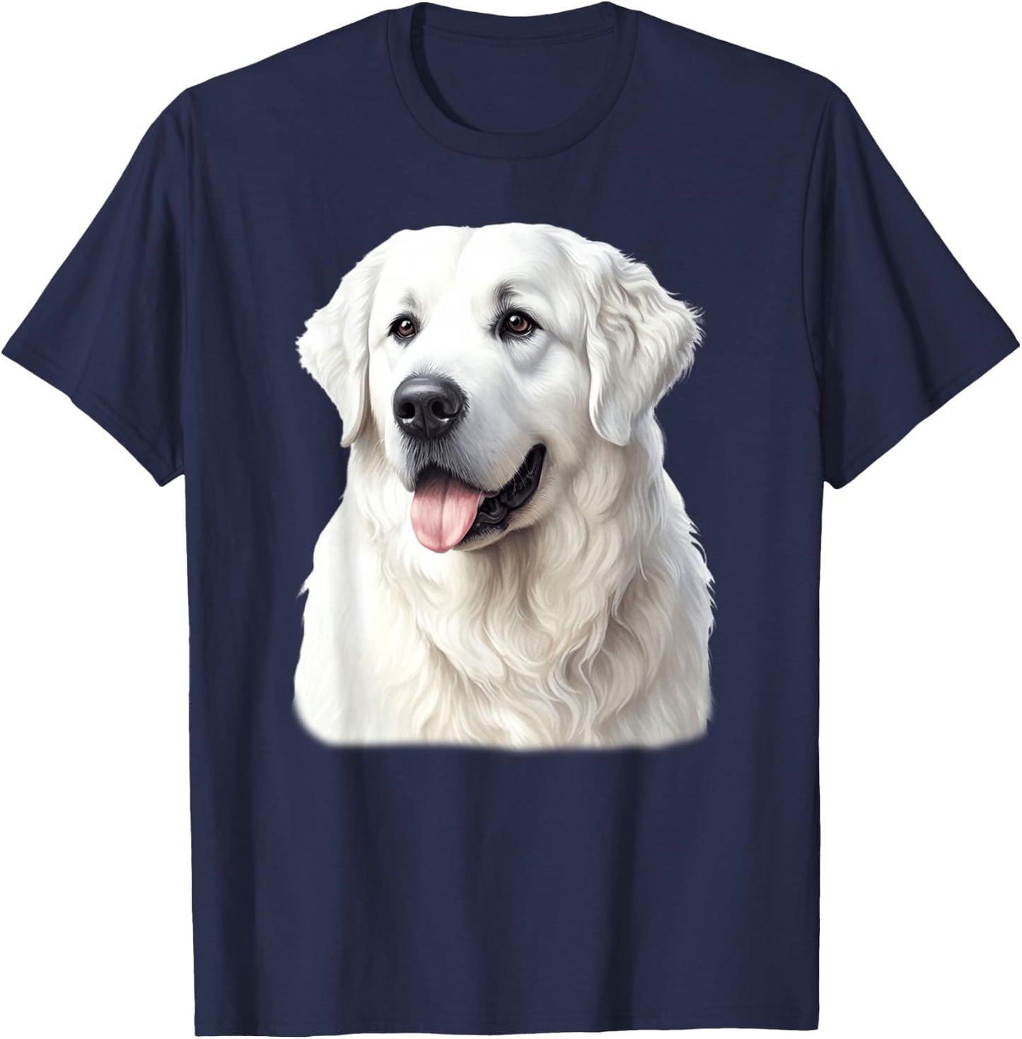 Kuvasz Dog T-Shirt - T-Shirt | Navy