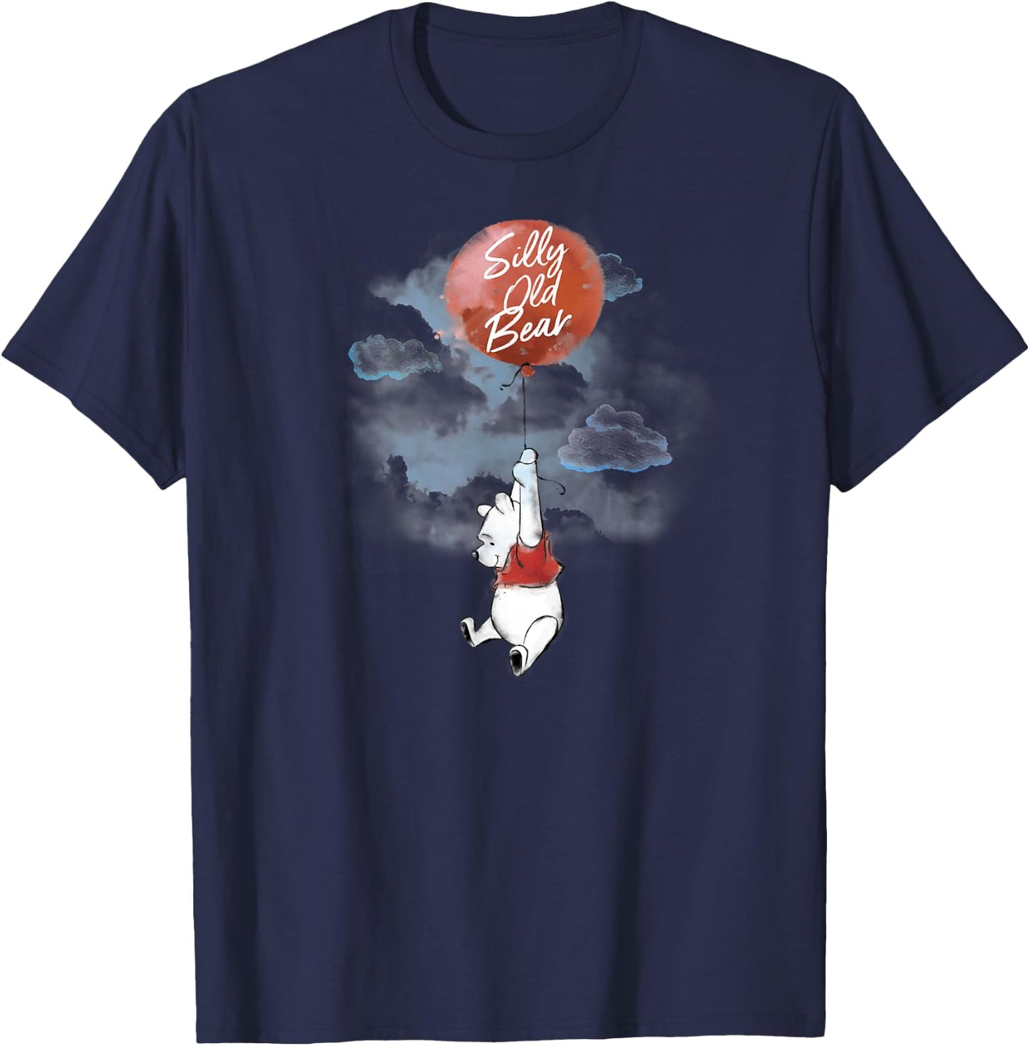 Winnie The Pooh - Silly Old Bear Balloon T-Shirt - T-Shirt | Navy