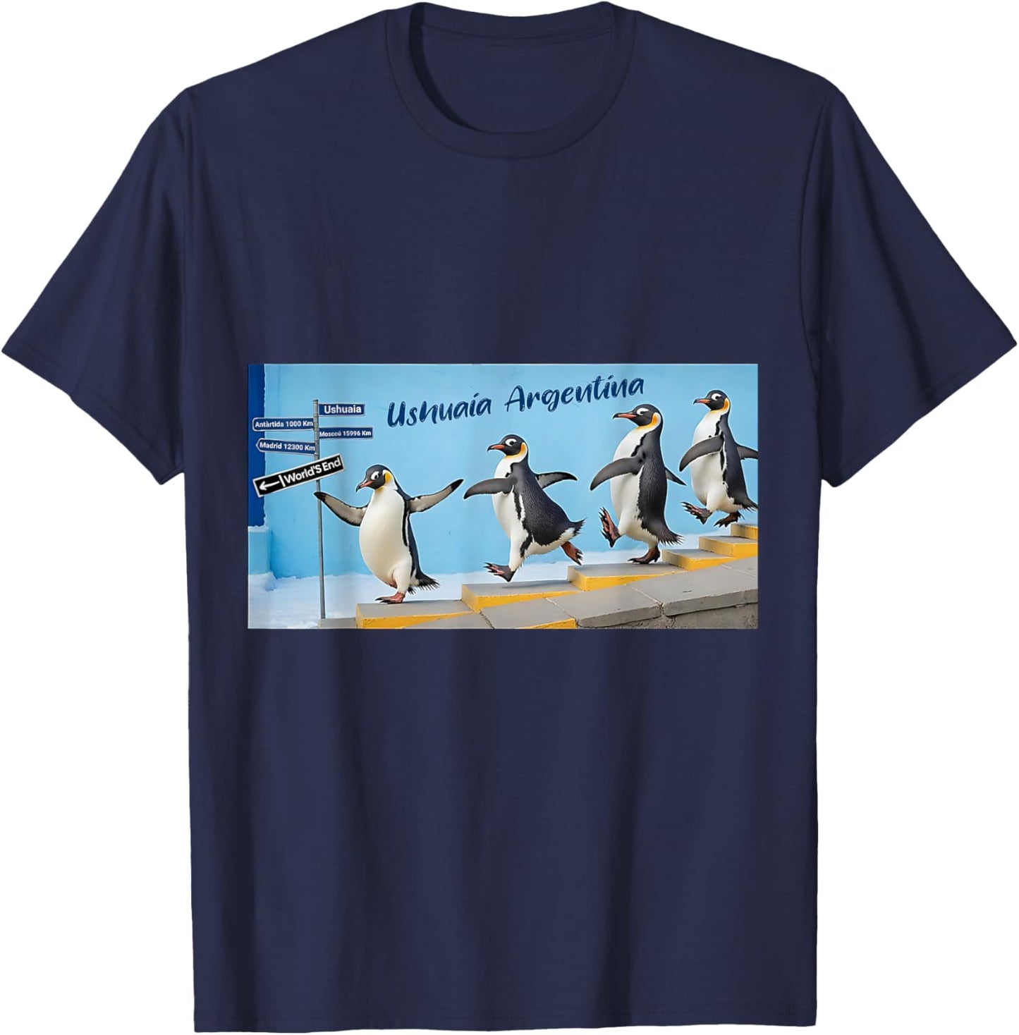 Ushuaia Tierra De Fuego Argentina T-Shirt - T-Shirt | Navy