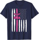 Vintage USA CNA Certified Nurse Assistant American Flag Women Men T-Shirt - T-Shirt | Navy
