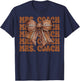Mrs. Coach American Football Mom Mother's Day Coquette Bow T-Shirt - T-Shirt | Navy