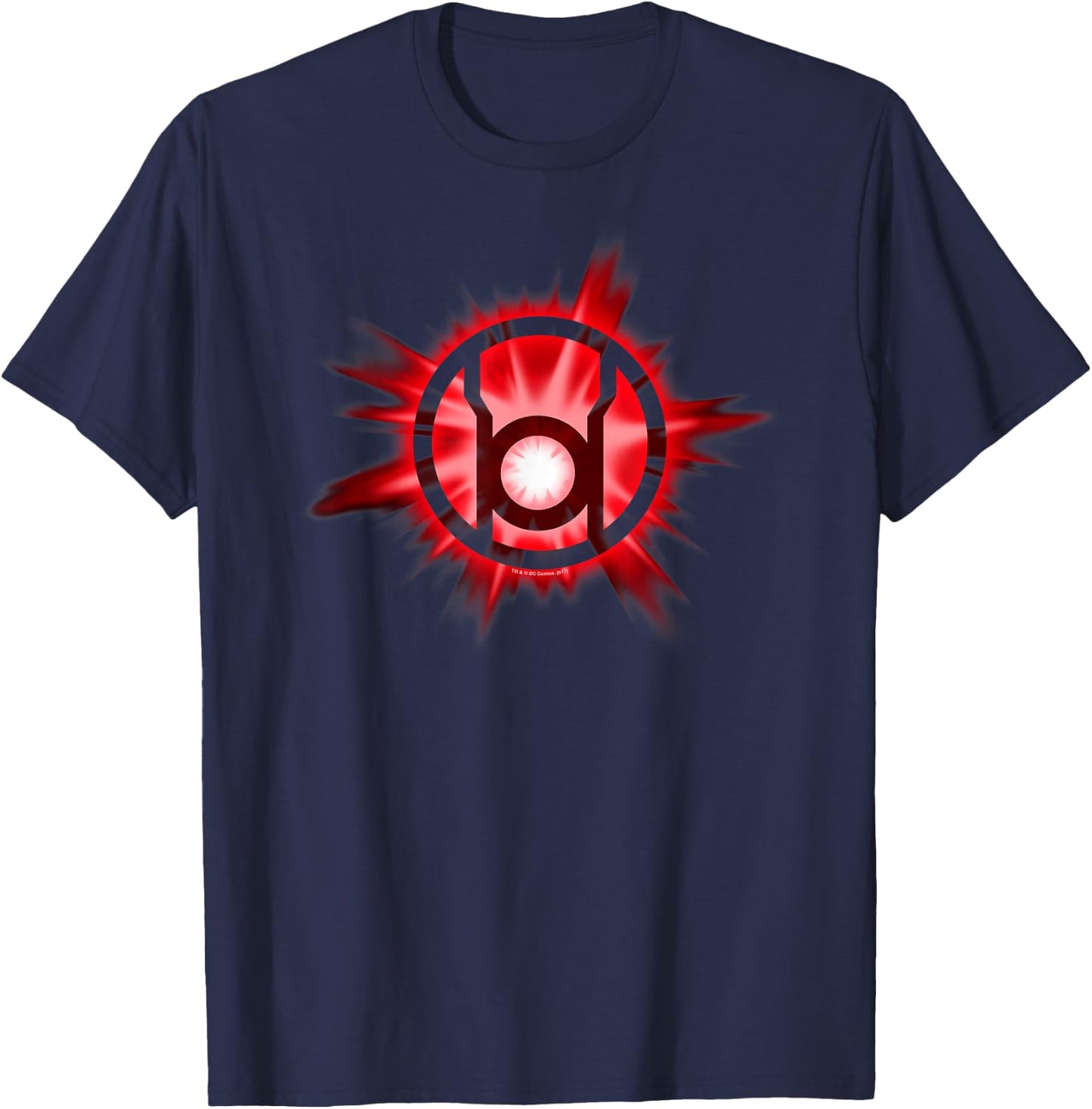 Green Lantern Red Glow T-Shirt - T-Shirt | Navy