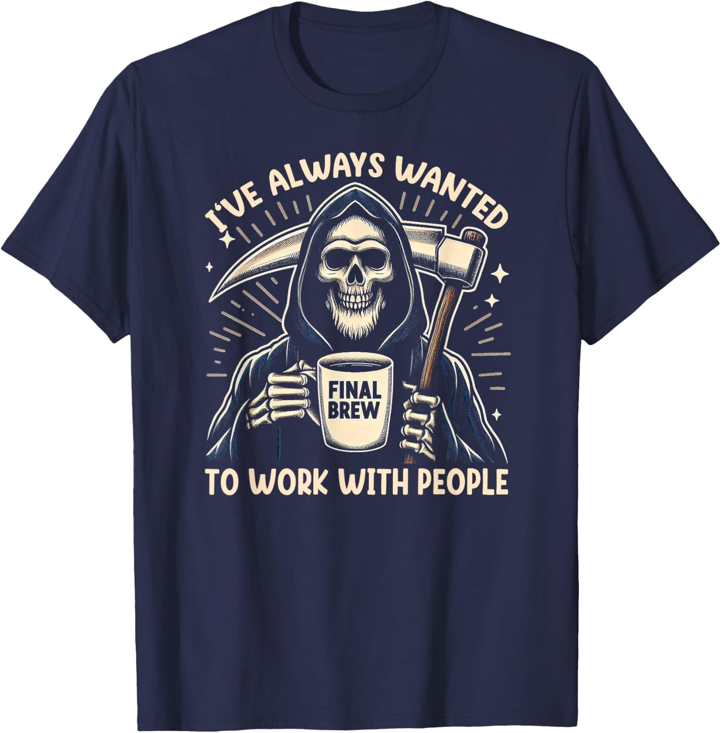 Grim Reaper Last Responder T-Shirt - T-Shirt | Navy