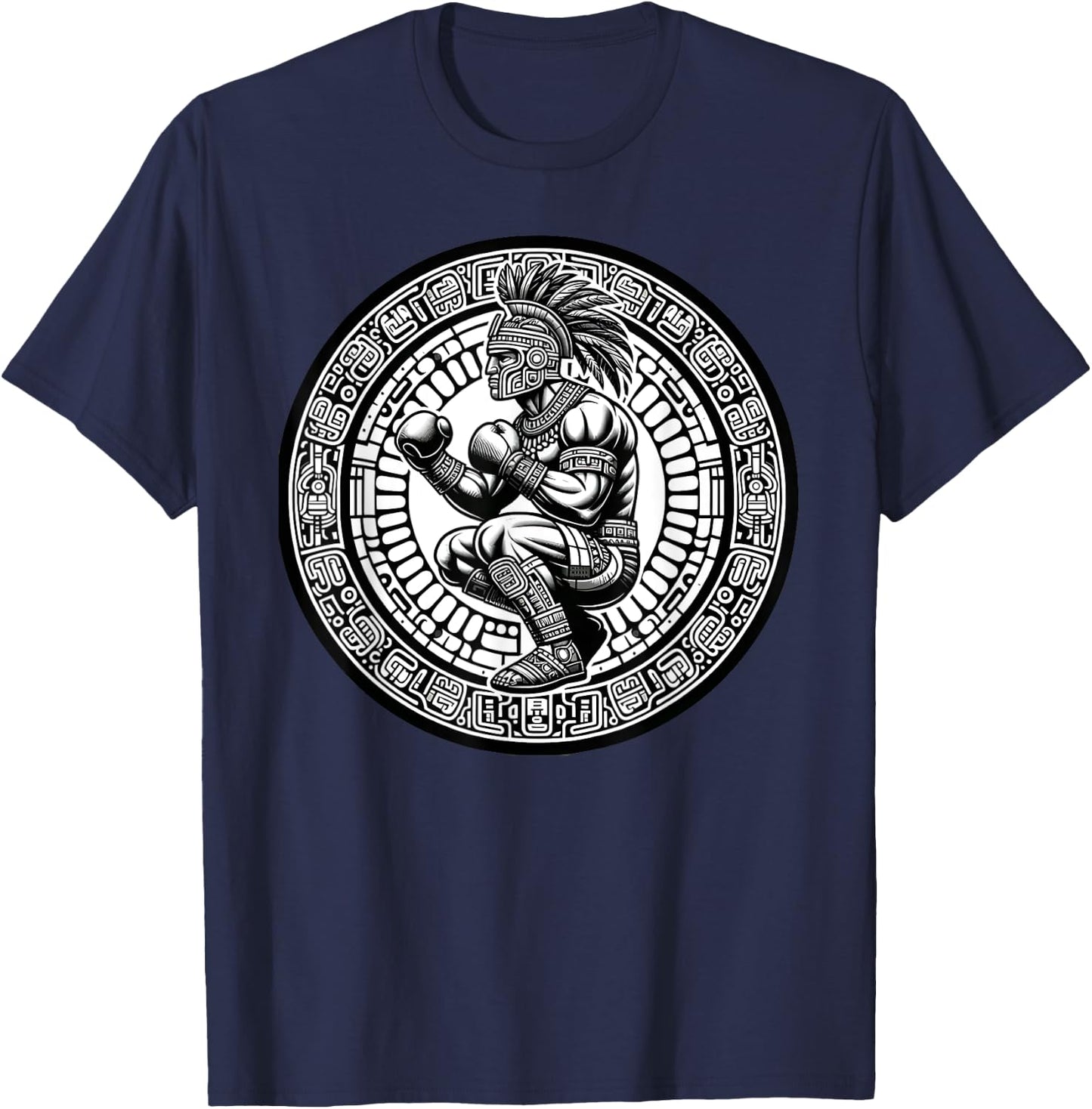Boxing Mexico Funny Mexican Vintage Style Boxing Mexico Men T-Shirt - T-Shirt | Navy