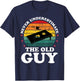 Never Underestimate Funny Cornhole Player Men Grandpa T-Shirt - T-Shirt | Navy