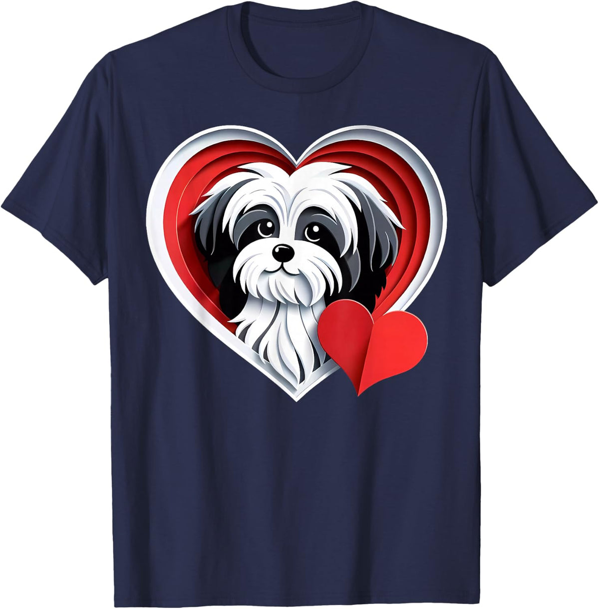 Cute Havanese T-Shirt - T-Shirt | Navy