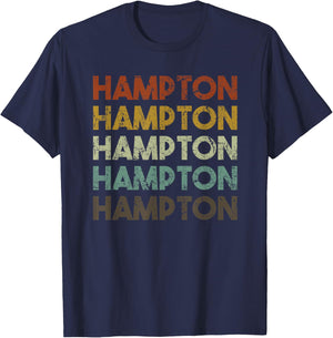 Hampton Virginia Home State T-Shirt - T-Shirt | Navy