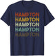 Hampton Virginia Home State T-Shirt - T-Shirt | Navy