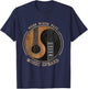 When Words Fail Music Speaks Ying Yang Guitar T-Shirt - T-Shirt | Navy