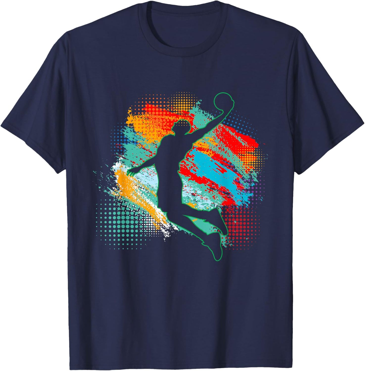 Basketball Sports Fan Men Kids Youth Player T-Shirt - T-Shirt | Navy