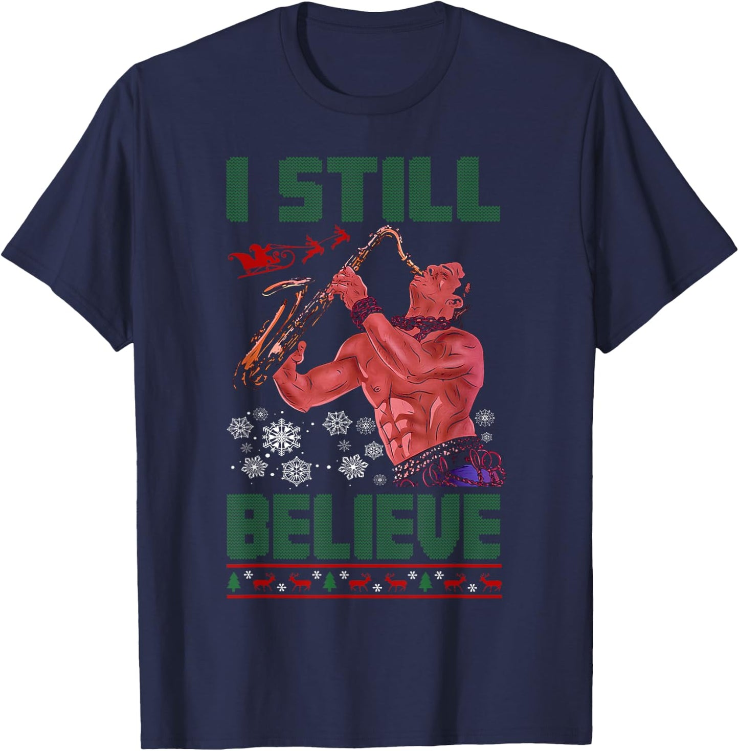 I Still Vintage Funny Movies Lovers Awesome Costume Believe T-Shirt - T-Shirt | Navy