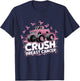 Crush Breast Cancer Pink Ribbon Adult Toddler Monster Truck T-Shirt - T-Shirt | Navy
