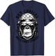 Funny Monkey Bad Choices Make Good Stories (On Back) T-Shirt - T-Shirt | Navy
