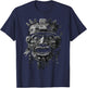 Aztec God Aztec Culture Mayan Indigenous Tlaloc Statue T-Shirt - T-Shirt | Navy